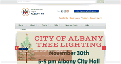 Desktop Screenshot of albanyny.gov